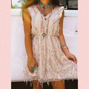 Southern Fried Chics Shimmy For Me Sequin Dress